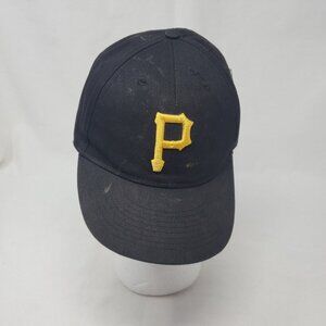 Pittsburgh Pirates Youth Size Hat Team MLB Black Strapback Baseball Cap Preowned